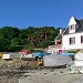 L'Oasis Landevennec vue de la plage