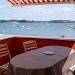 la terrasse mer de l'oasis à landevennec
